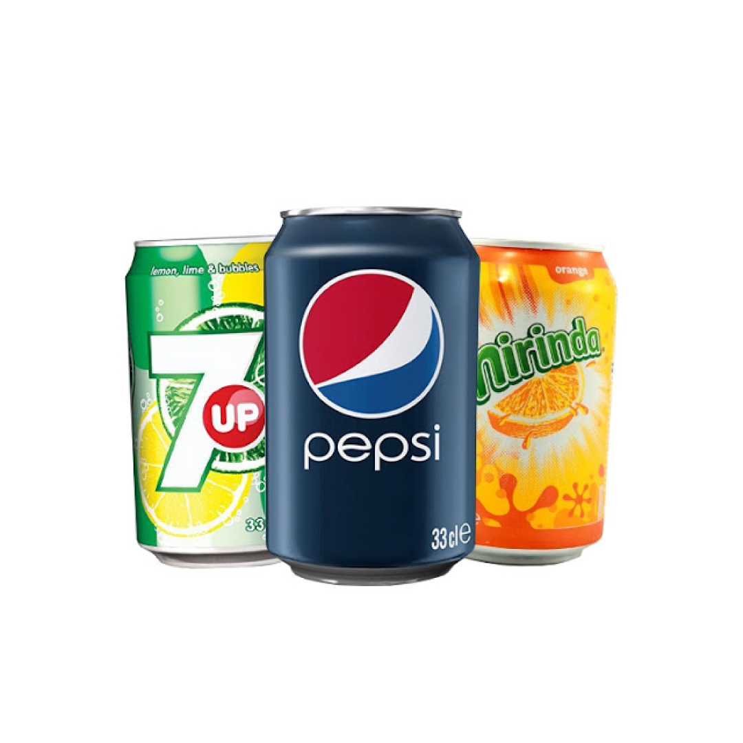 Pepsi,Mirinda,7-up 0.33