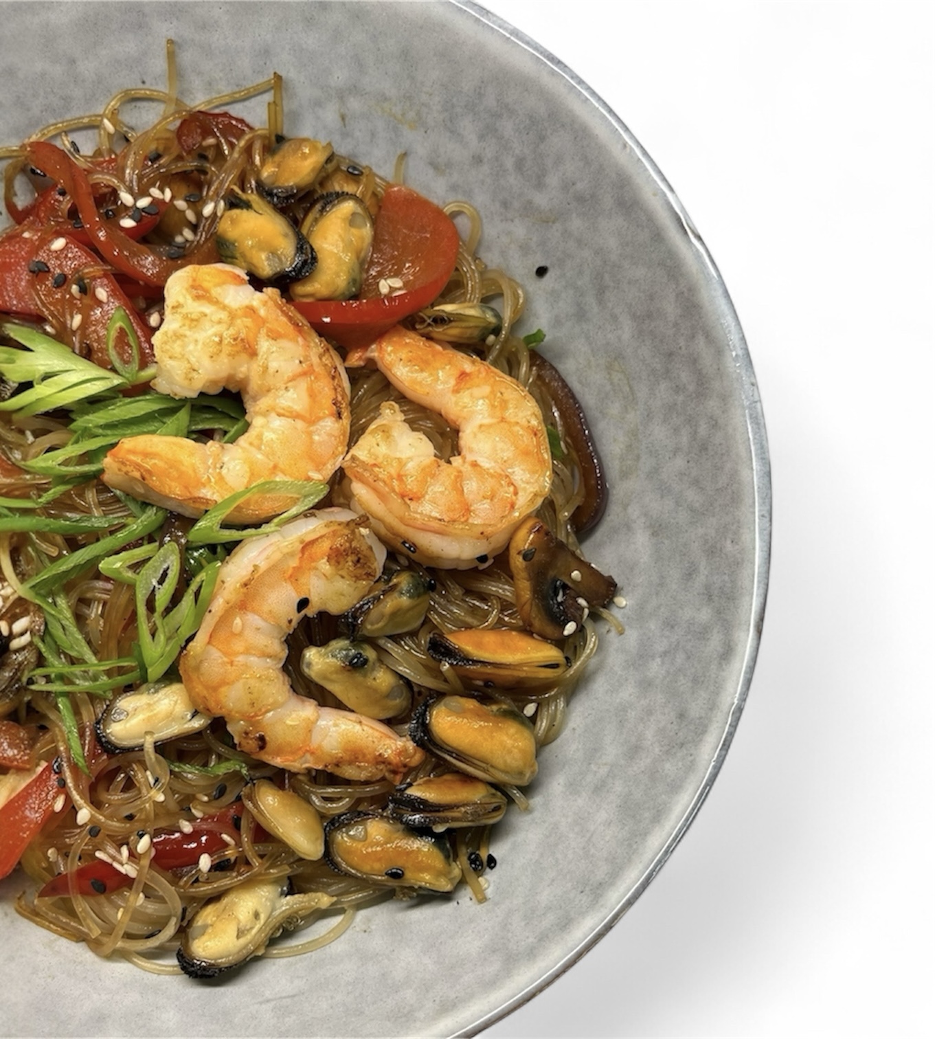 Фунчоза з морепродуктами